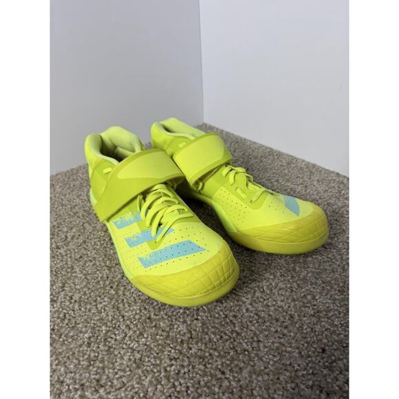 Adidas Adizero Javelin Track & Field Spikes Mens 11.5 Solar Yellow Cleats FW2241 main image 7